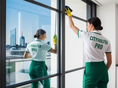 Professional window cleaners in Berlin, Munich, Germany.